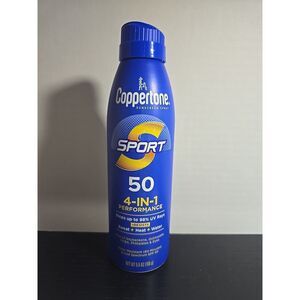 Coppertone Sport‎ 4-in-1 Performance SPF 50 Sunscreen Spray 5.5 oz